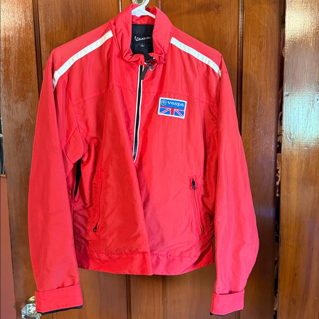 Vespa Red Mens Jacket